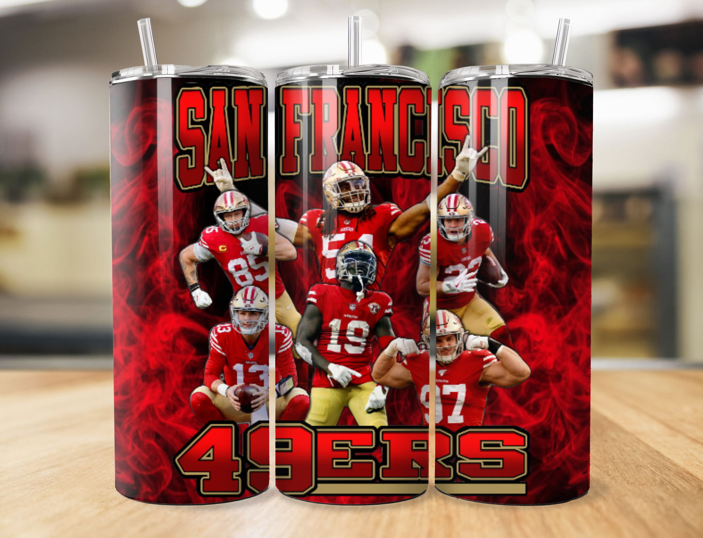 Vaso del equipo SF 49ers