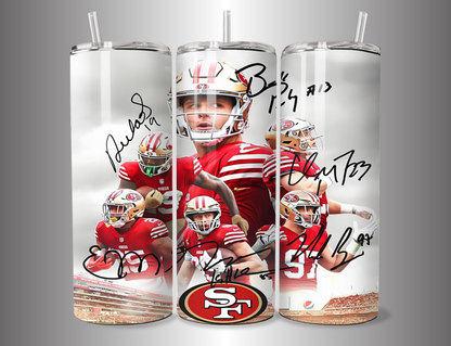 Vaso de los mejores jugadores de los 49ers