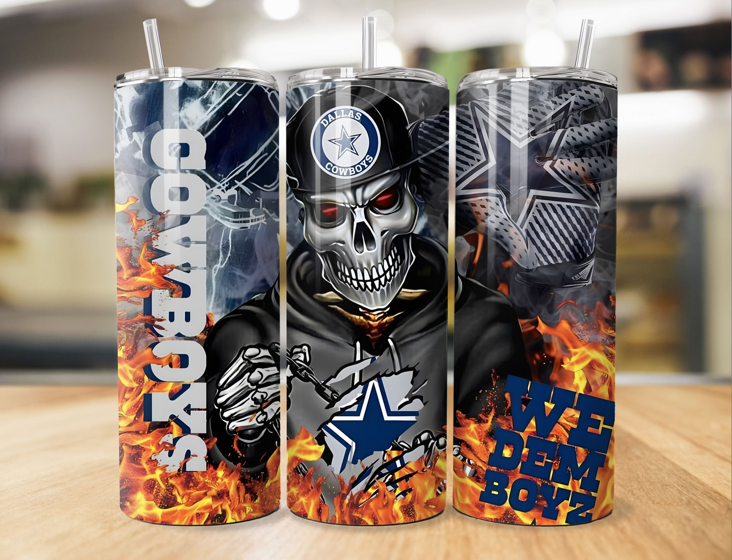 Cowboys Skull Tumbler