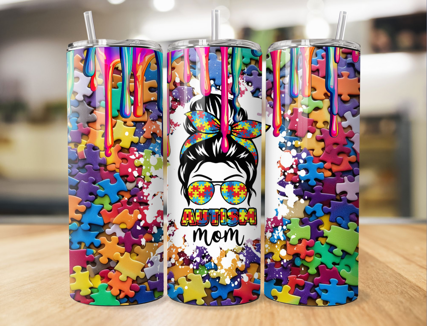 Autism Mom Tumbler