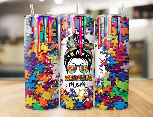 Autism Mom Tumbler