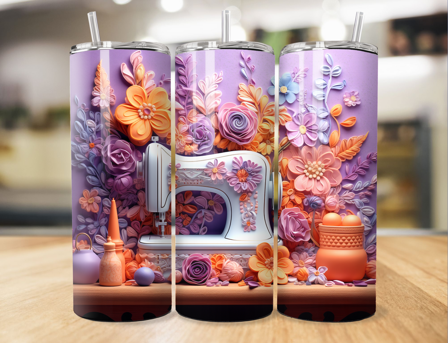 Sewing Machine Tumbler