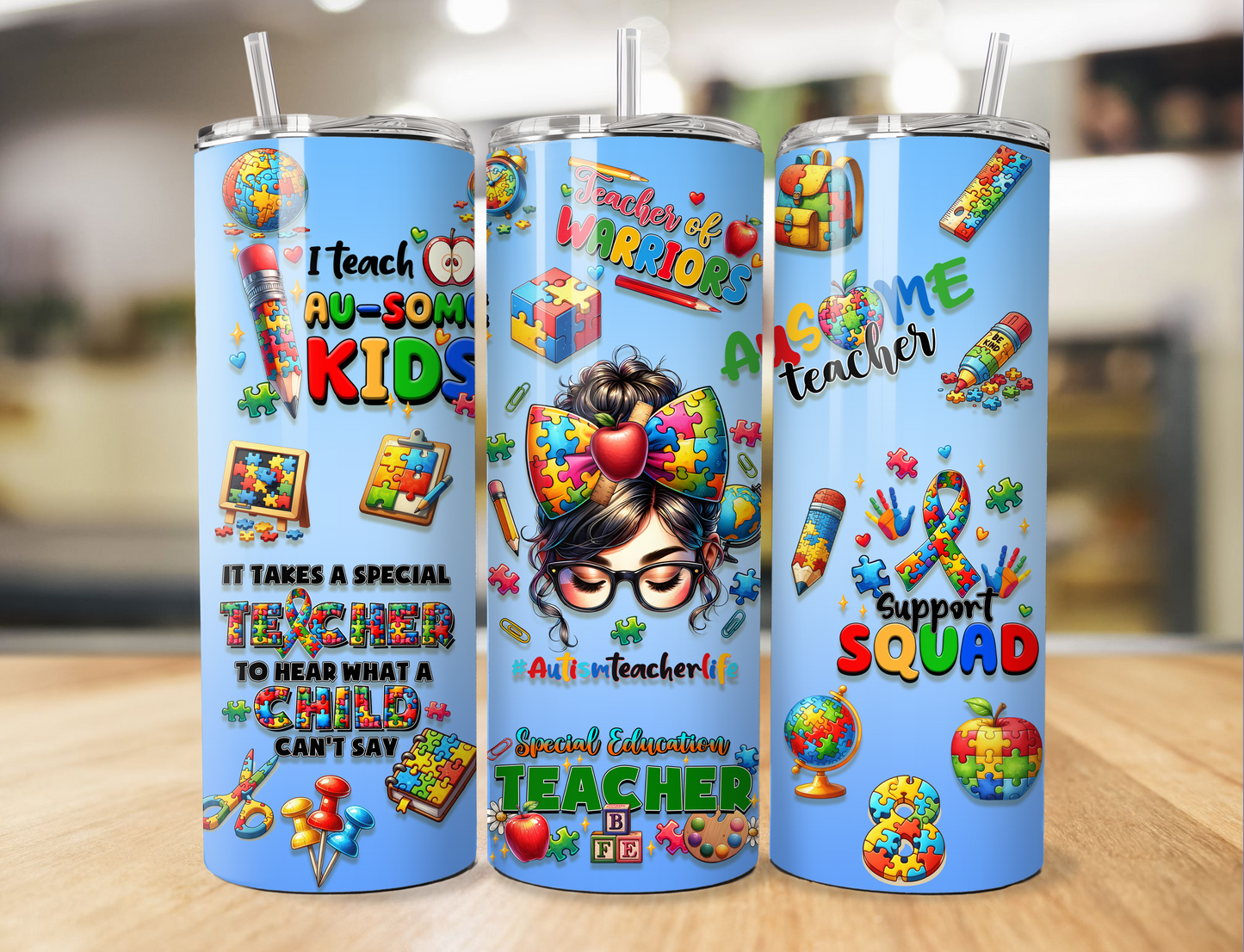 Autism Teacher Tumbler