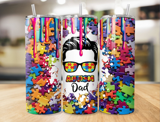 Autism Dad Tumbler