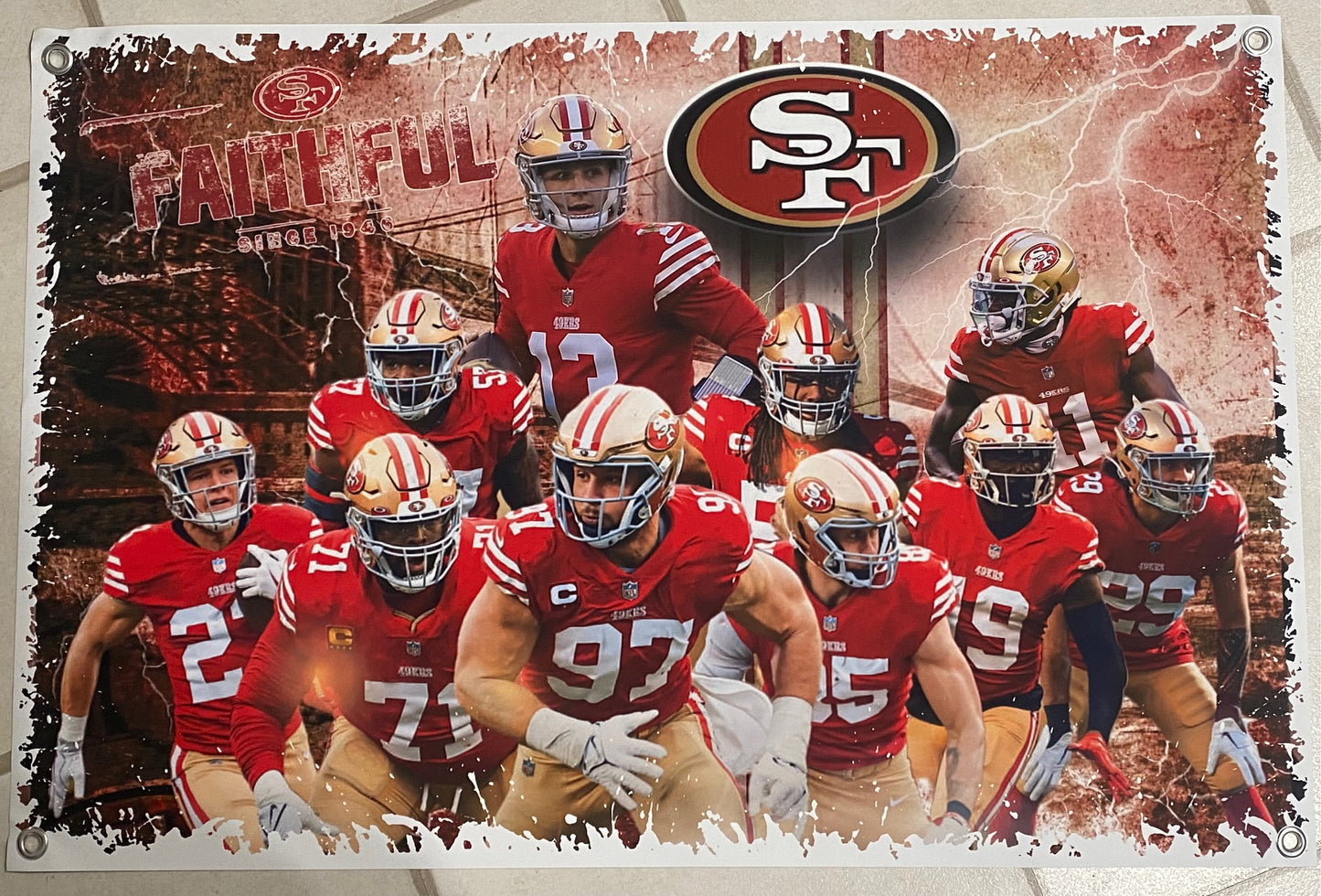 49ers Best Players Banner