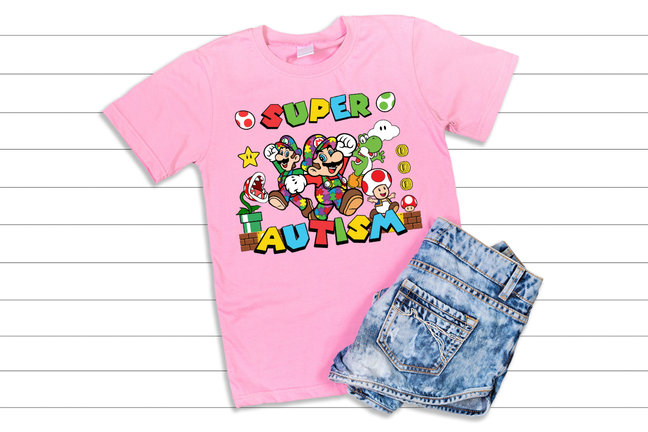 Autism Mario & Gang Shirt