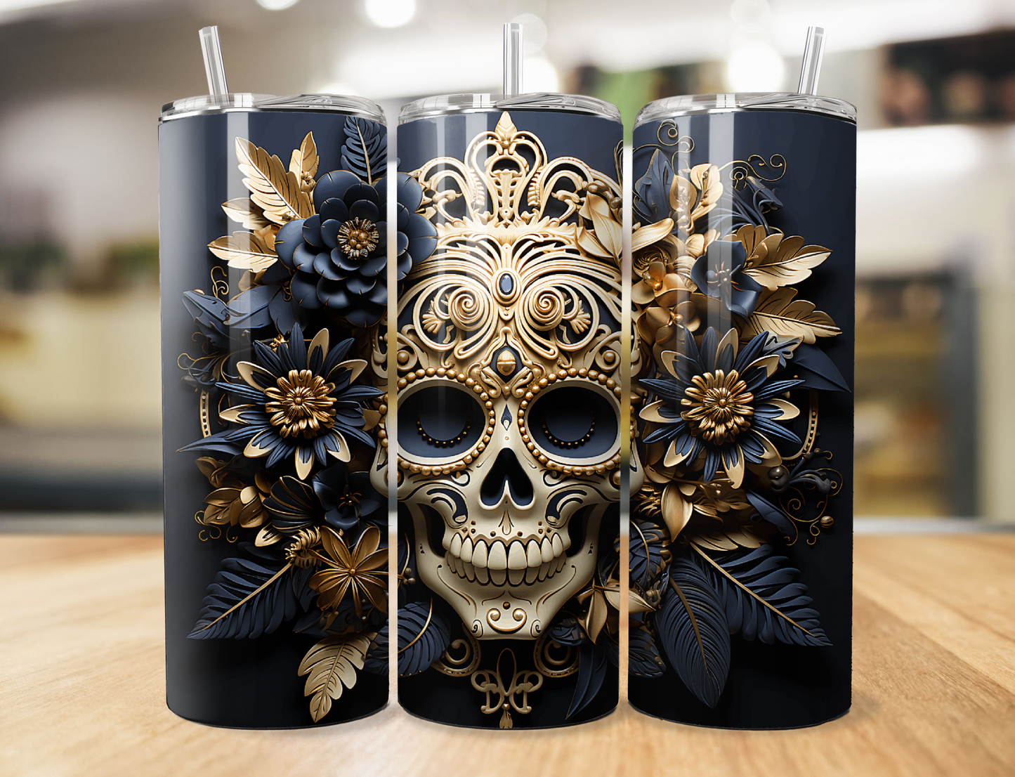 Lady Skull Tumbler